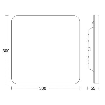 Steinel 067731- LED Stmívatelné stropní svítidlo se senzorem RS PRO R20 PLUS 15,86W/230V IP40 4000K