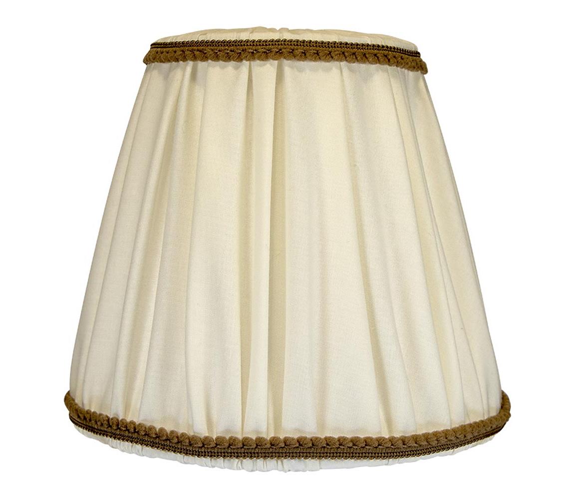 Duolla Stínidlo E27 pr. 18,5 cm krémová/hnědá DU603096