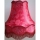 Stínidlo textilní velké HORTENZIA  bordo - květ E27 pr. 48 cm