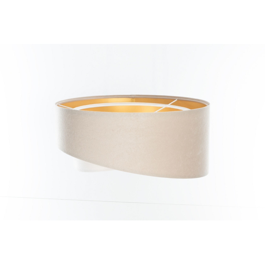 Stínidlo univerzální GALAXY E27 pr. 45 cm béžová/bílá/zlatá