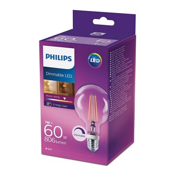 Stmívatelná LED Žárovka Philips E27/7W/230V 2700K Stmívatelná LED Žárovka Philips E27/7W/230V 2700K