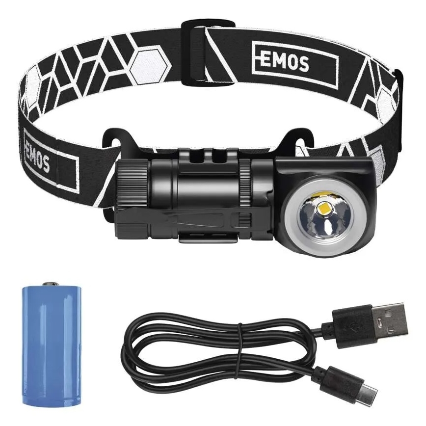 Stmívatelná nabíjecí čelovka LED/800 mAh 3,7V