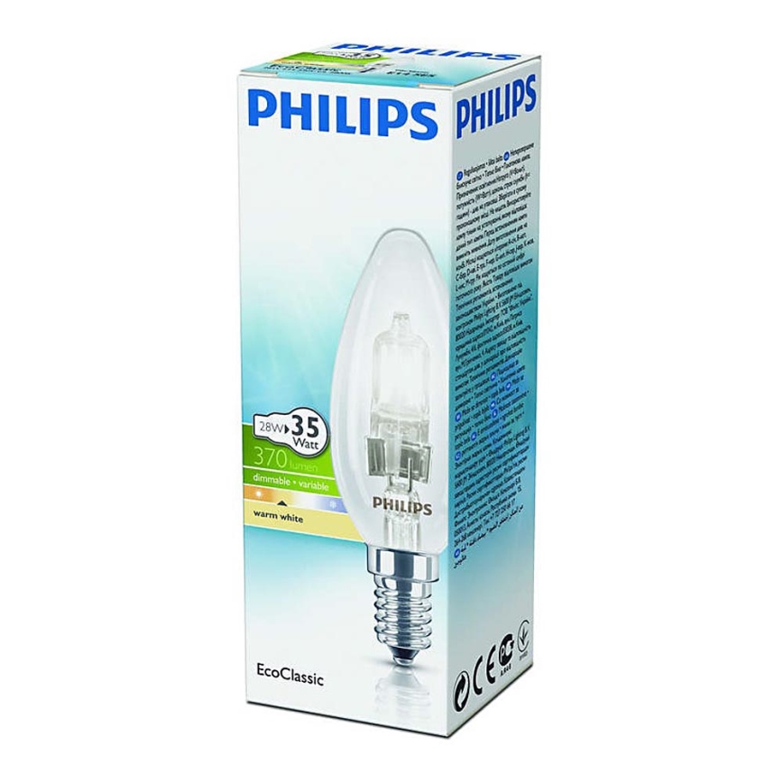 Stmívatelná průmyslová žárovka Philips E14/28W/230V 2800K