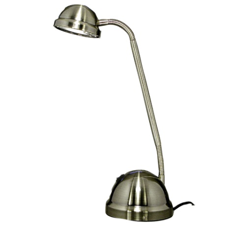 Stmívatelná stolní lampa VEGA 1xGY6,35/50W/230V/12V patina