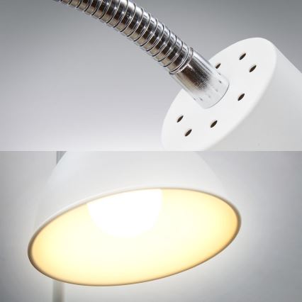 Stojací lampa 1xE27/25W/230V bílá