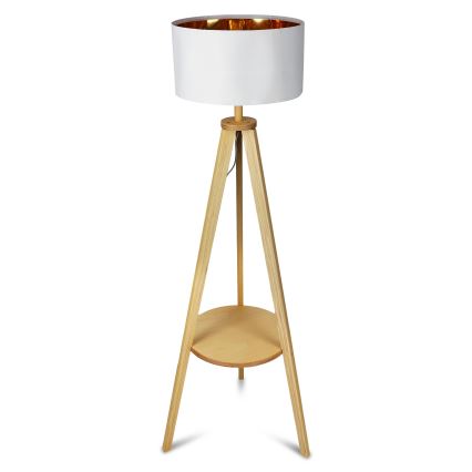 Stojací lampa 1xE27/40W/230V bílá