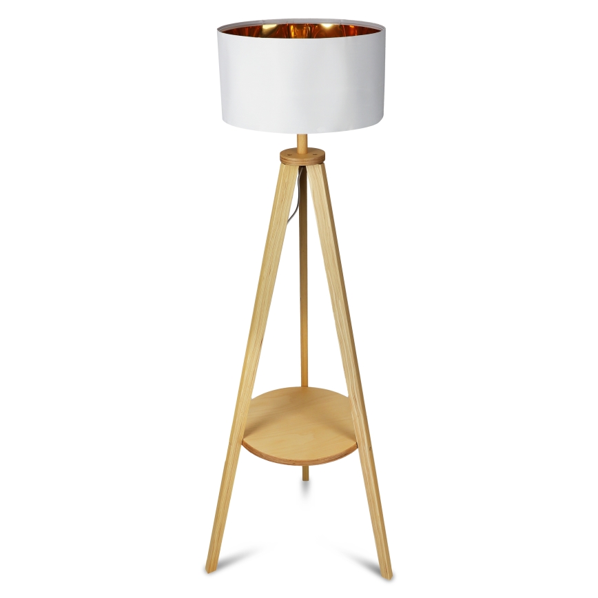 Stojací lampa 1xE27/40W/230V bílá