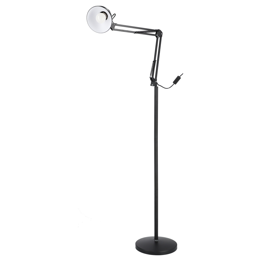 Stojací lampa 1xE27/40W/230V černá