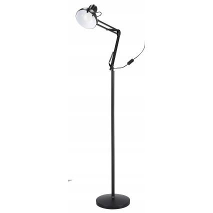Stojací lampa 1xE27/40W/230V černá
