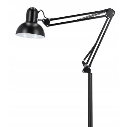 Stojací lampa 1xE27/40W/230V černá