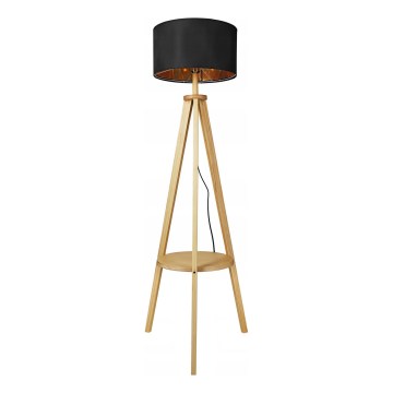 Stojací lampa 1xE27/40W/230V černá