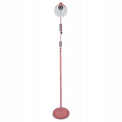 Stojací lampa 1xE27/40W/230V růžová