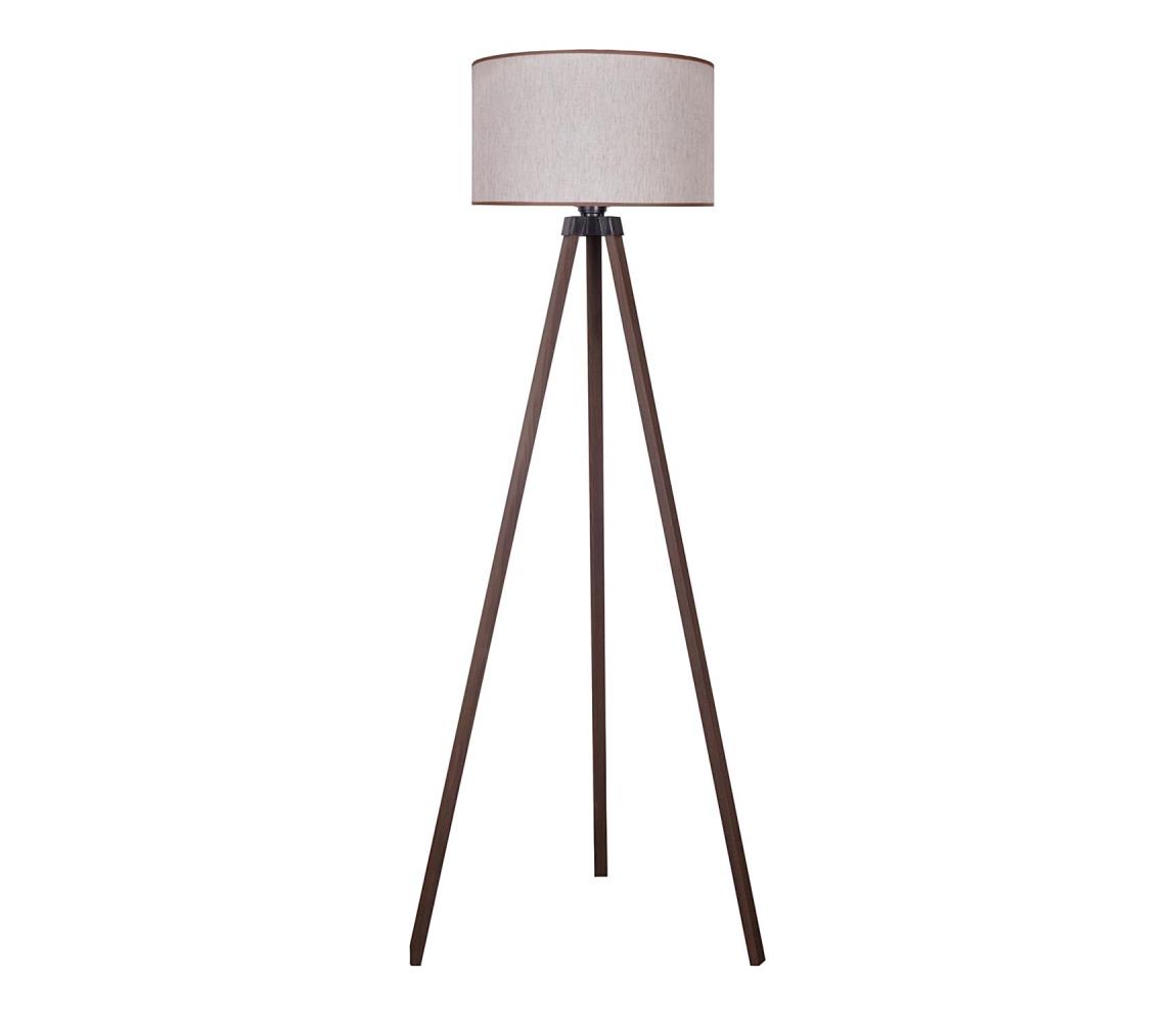 Duolla Stojací lampa 1xE27/60W/230V béžová/hnědá DU82634SB