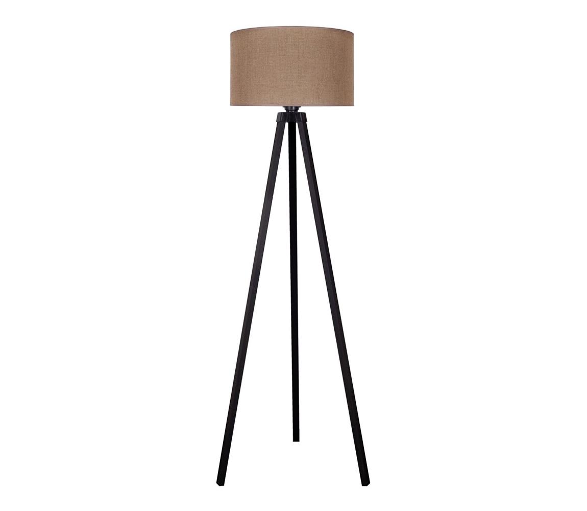 Duolla Stojací lampa 1xE27/60W/230V hnědá/černá DU82597SC