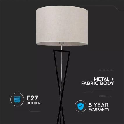 Stojací lampa 1xE27/60W/230V