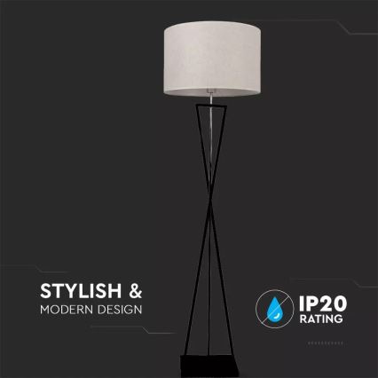 Stojací lampa 1xE27/60W/230V