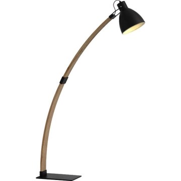 Stojací lampa 1xE27/60W/230V jasan/černá