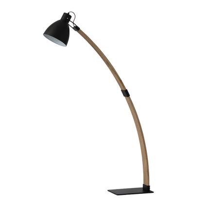 Stojací lampa 1xE27/60W/230V jasan/černá