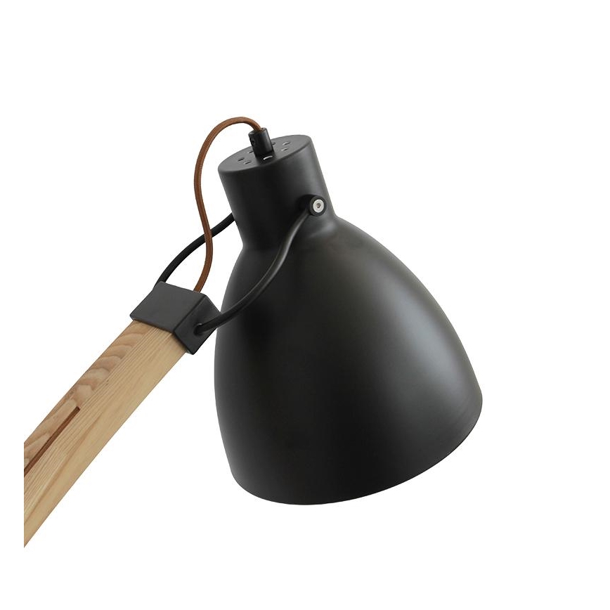 Stojací lampa 1xE27/60W/230V jasan/černá