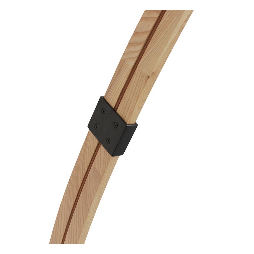 Stojací lampa 1xE27/60W/230V jasan/černá