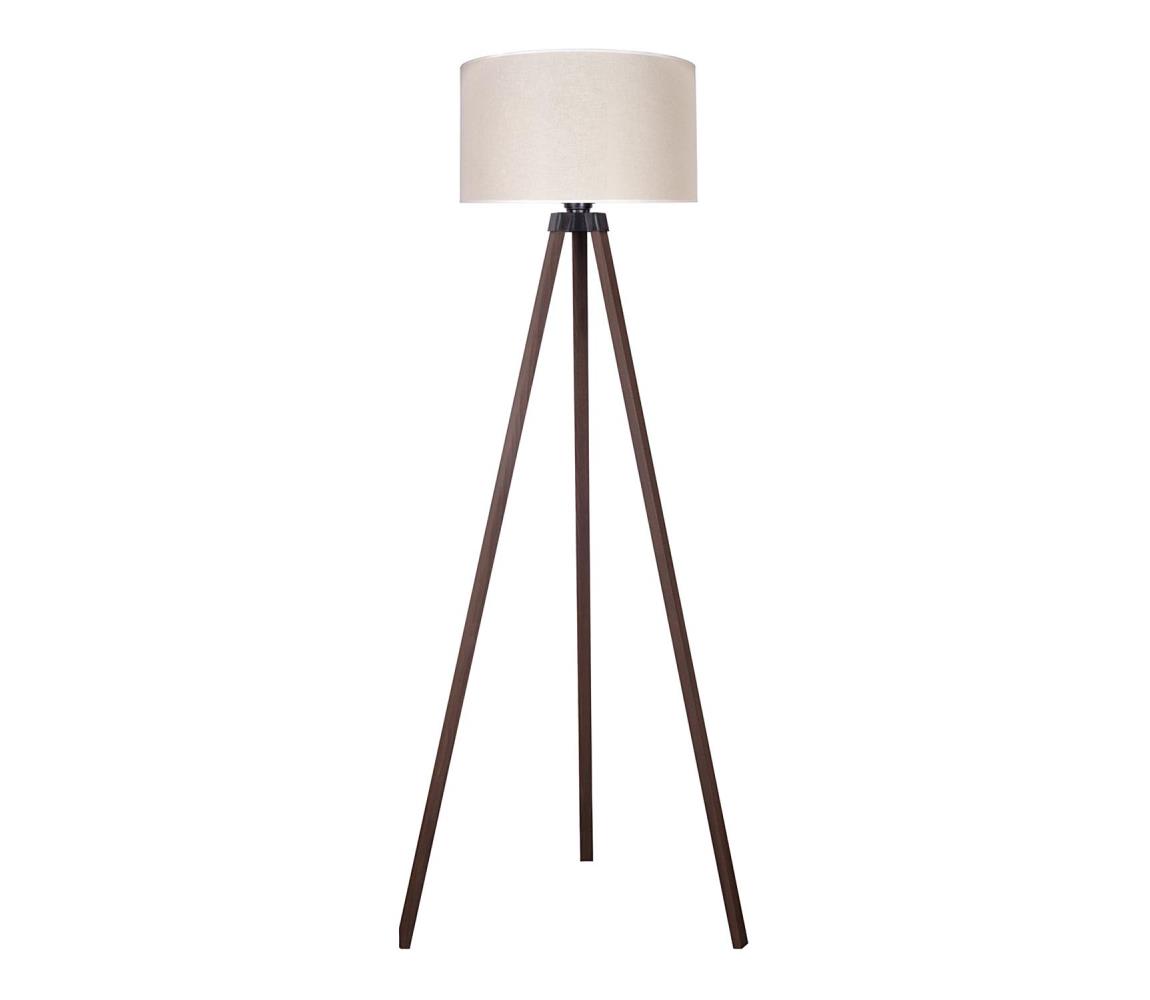 Duolla Stojací lampa 1xE27/60W/230V krémová/hnědá DU82658SB
