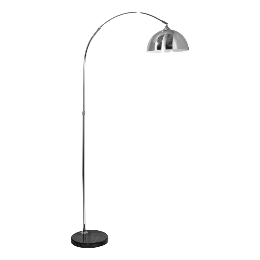 Stojací lampa 1xE27/60W/230V lesklý chrom