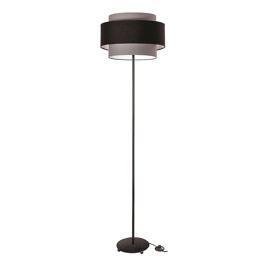 Stojací lampa 1xE27/60W/230V šedá