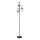 Stojací lampa 3xE27/60W/230V černá/čirá
