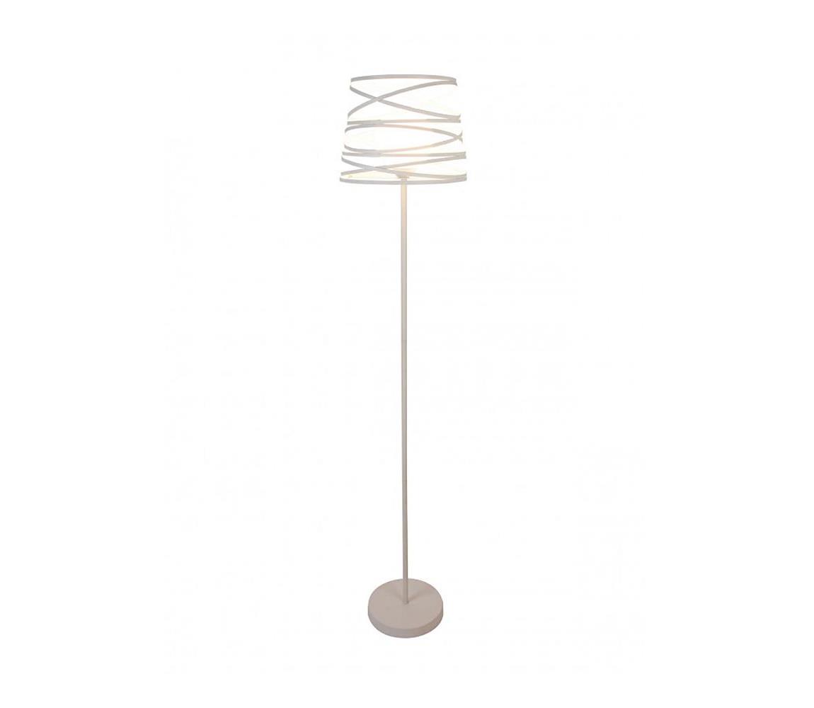 Candellux Stojací lampa AKITA 1xE27/40W/230V bílá CA0319