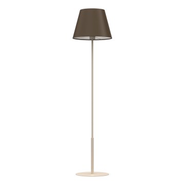 Stojací lampa ARDEN 1xE27/15W/230V béžová/hnědá