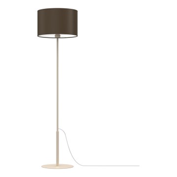 Stojací lampa ARDEN 1xE27/15W/230V béžová/hnědá