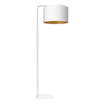 Stojací lampa ARDEN 1xE27/60W/230V bílá/zlatá