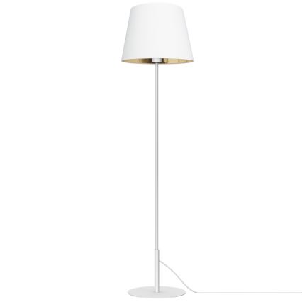 Stojací lampa ARDEN 1xE27/60W/230V bílá/zlatá