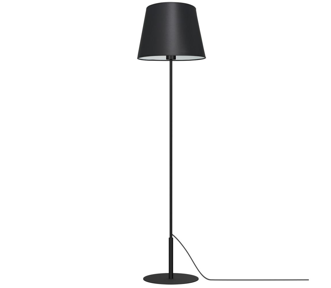 Luminex Stojací lampa ARDEN 1xE27/60W/230V černá/bílá LU3485