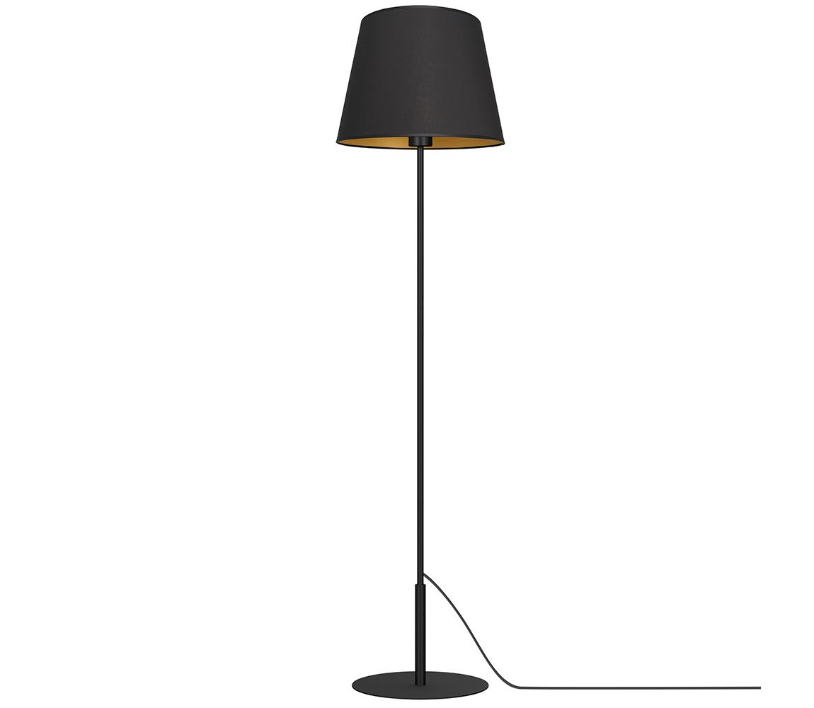 Luminex Stojací lampa ARDEN 1xE27/60W/230V černá/zlatá LU3504
