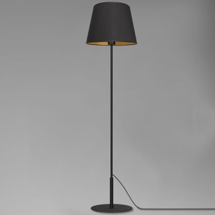 Stojací lampa ARDEN 1xE27/60W/230V černá/zlatá