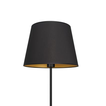 Stojací lampa ARDEN 1xE27/60W/230V černá/zlatá