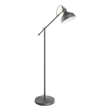Stojací lampa ARTHUR 1xE27/25W/230V šedá
