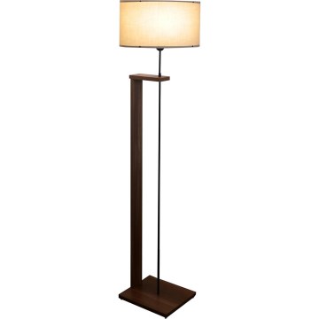Stojací lampa AYD 1xE27/40W/230V béžová/hnědá