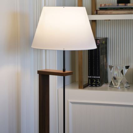 Stojací lampa AYD 1xE27/40W/230V béžová/hnědá