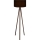 Stojací lampa AYD 1xE27/40W/230V černá/hnědá