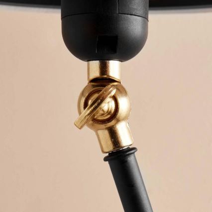 Stojací lampa AYD 1xE27/40W/230V černá