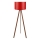 Stojací lampa AYD 1xE27/40W/230V červená/hnědá