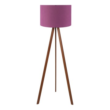Stojací lampa AYD 1xE27/40W/230V fialová/hnědá