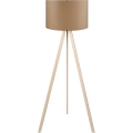 Stojací lampa AYD 1xE27/40W/230V hnědá/béžová