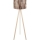 Stojací lampa AYD 1xE27/40W/230V hnědá/béžová
