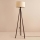 Stojací lampa AYD 1xE27/40W/230V hnědá/béžová