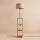 Stojací lampa AYD 1xE27/40W/230V hnědá/béžová