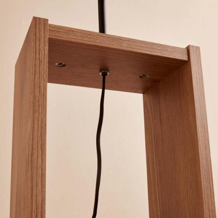 Stojací lampa AYD 1xE27/40W/230V hnědá/béžová
