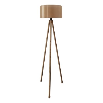 Stojací lampa AYD 1xE27/40W/230V hnědá